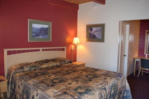 1 dormitorio con 1 cama grande en una habitación en San Carlos Inn en San Carlos
