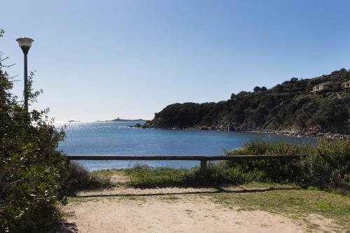 a view of the ocean from a beach at Villa Luna - Vacanza a Villasimius vicino alle spiagge più rinomate della costa in Villasimius