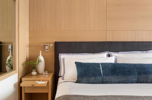Katil atau katil-katil dalam bilik di Malibu Beach Inn