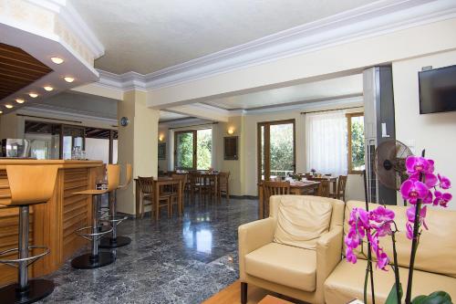 TV a/nebo společenská místnost v ubytování HOTEL STOUPA