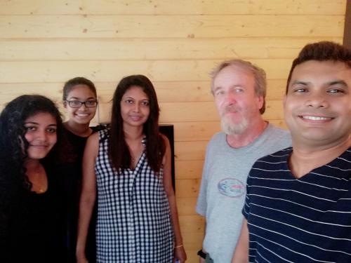 a group of people posing for a picture at Eden Studio Apartments - 1 in Colombo