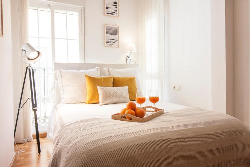 Posteľ alebo postele v izbe v ubytovaní Mezquitilla FreshApartments