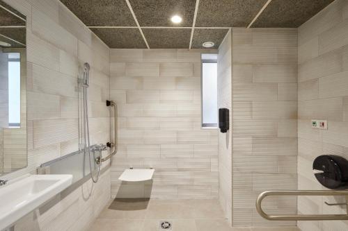 Ванная комната в Unite Hostel Barcelona