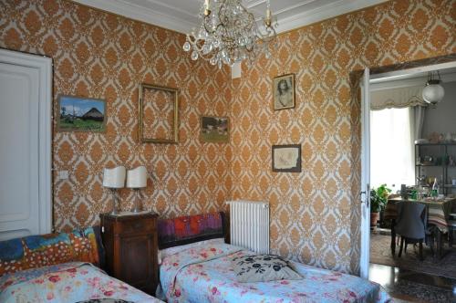 Un pat sau paturi într-o cameră la Il Ciottolo