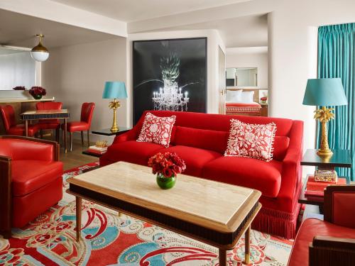 Χώρος καθιστικού στο Faena Hotel Miami Beach