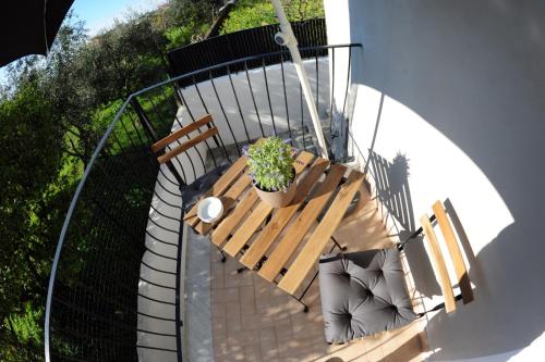 Balkón nebo terasa v ubytování B&B Guest Armonie