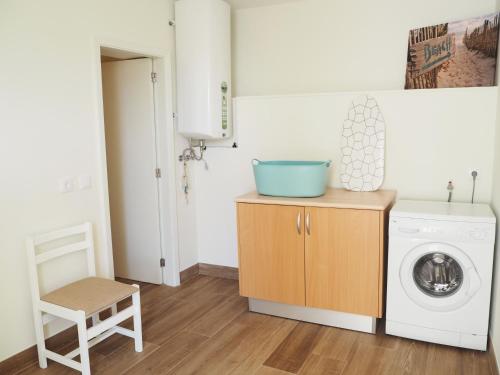 Kuchyň nebo kuchyňský kout v ubytování Pé N'Areia - Beach Apartment with Terrace