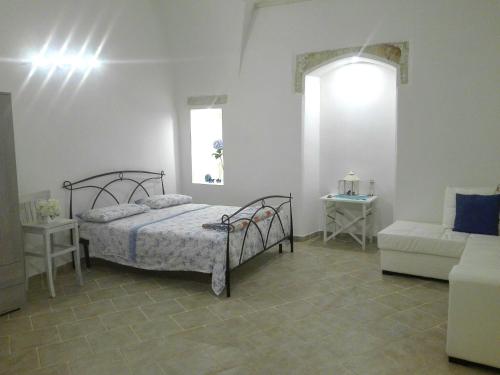Säng eller sängar i ett rum på Rifugio di Sole