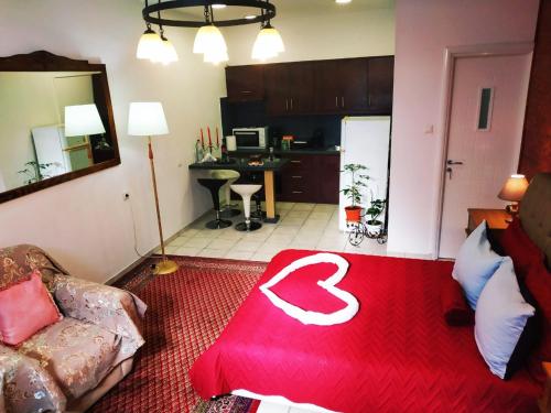 Kuchyň nebo kuchyňský kout v ubytování Sweet Home Suite