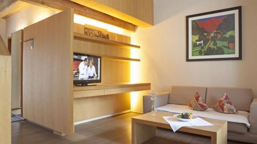 TV o dispositivi per l'intrattenimento presso Naturhotel Gidibauer-Hof