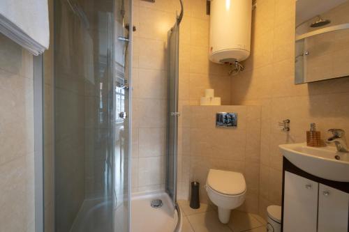 Kúpeľňa v ubytovaní Apartament SZEROKA