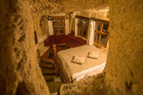 Katil atau katil-katil dalam bilik di Koza Cave Hotel