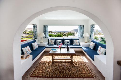 Ruang duduk di Casa Maclaren, Lanzarote
