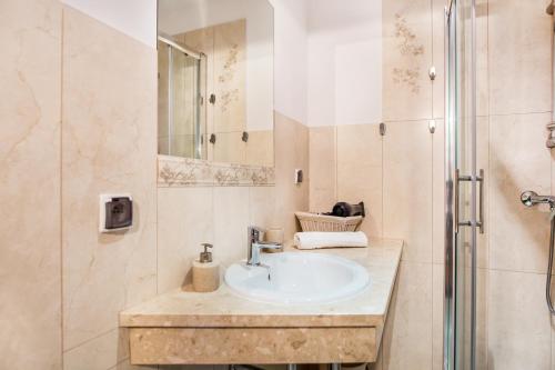 Ένα μπάνιο στο Pałac Tatrzański Apartamenty