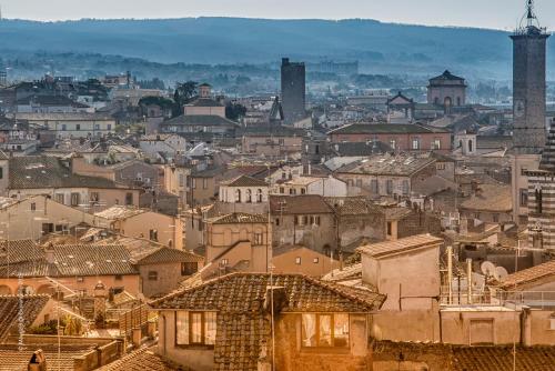 Γενική άποψη της πόλης Βιτέρμπο ή θέα της πόλης από  αυτό το διαμέρισμα