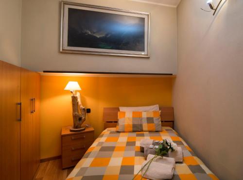 Postel nebo postele na pokoji v ubytování Il Sogno Di Claudia