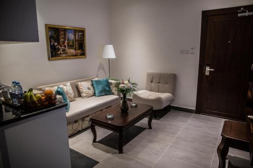 Posezení v ubytování Naylover Hotel Suites