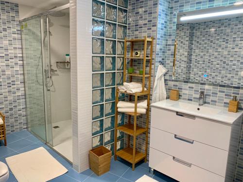 Koupelna v ubytování Dream Loft Old city center