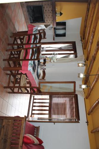 an overhead view of a staircase in a room at Apartamentos Rurales Rosendo: "La Mejorana" in Capileira