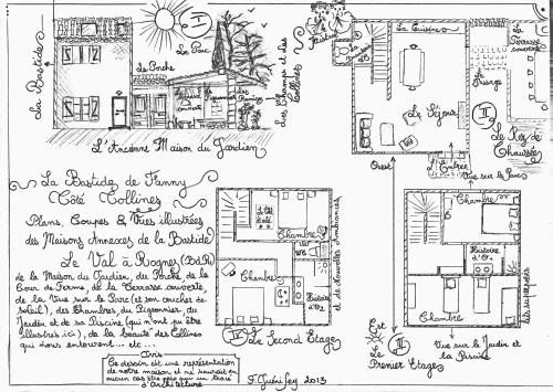 Bastide de Fannyの見取り図または間取り図