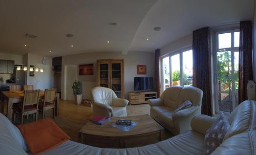 Χώρος καθιστικού στο Ferienhaus Maxe
