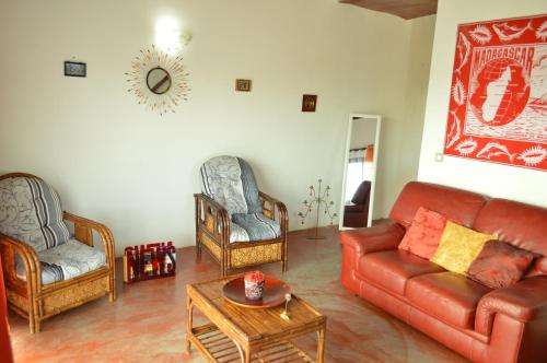 Posezení v ubytování Villa Malandy Appart Hôtel Duplex 1
