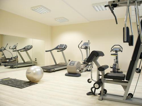 Fitness centrum a/nebo fitness zařízení v ubytování Mercure Bergamo Aeroporto