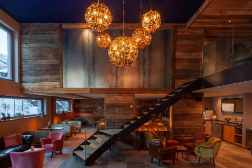 Posezení v ubytování 22 Summits Boutique Hotel