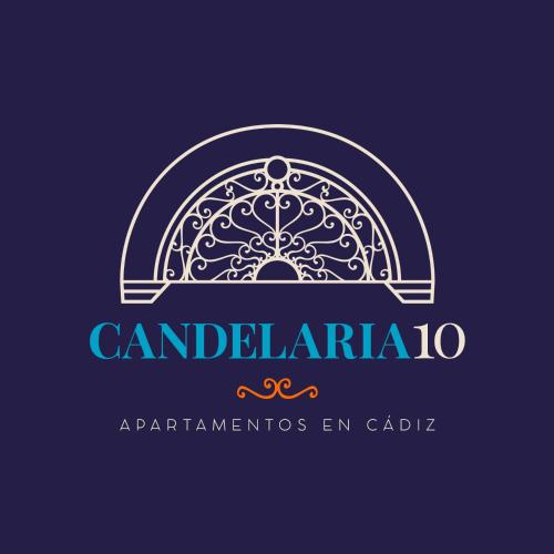 a logo for a restaurant or cafe with a dome at Candelaria10 in Cádiz