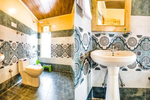 Koupelna v ubytování FabExpress Shami Inn Naggar Road