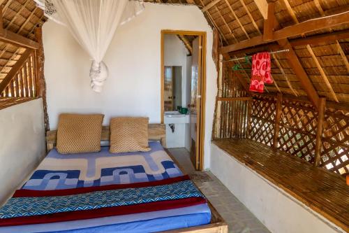 Postel nebo postele na pokoji v ubytování Efrena Agro Tourism Beach