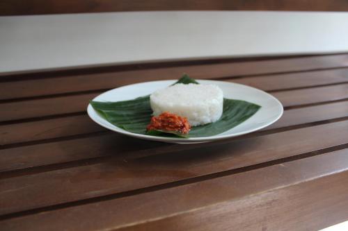 カントリーハウスの敷地内または近くでの食事または食べ物