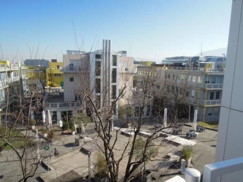 ホテルから撮影された、または一般的なジュネーヴの景色