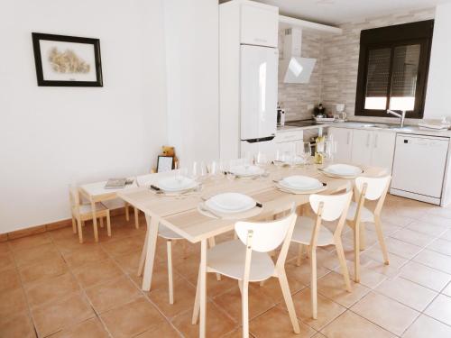 Η κουζίνα ή μικρή κουζίνα στο Casa Rural pitas Payas