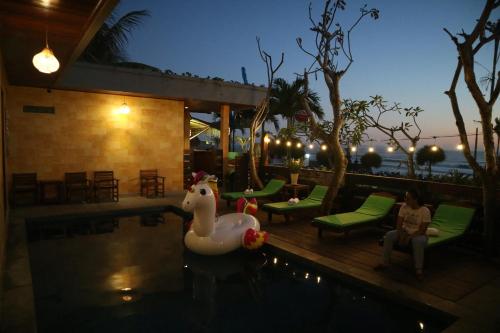 Swimmingpoolen hos eller tæt på Bima Sakti Homestay Echo Beach Canggu