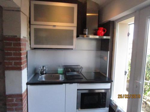 Dapur atau dapur kecil di Chez Karine et Julien