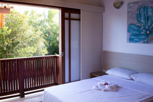 Katil atau katil-katil dalam bilik di Apart Hotel Forte Blu