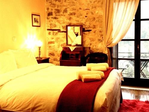 Cama o camas de una habitación en Proselinos