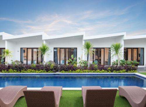 an image of a villa with a swimming pool at Jago Gili Air in Gili Air