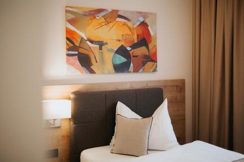 Katil atau katil-katil dalam bilik di Hotel Zelenkrov