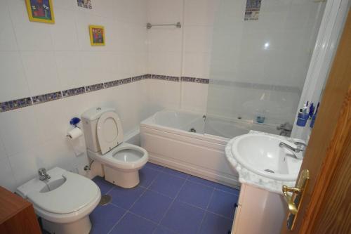 Koupelna v ubytování VG1C, Gran apartamento en zona del Puerto
