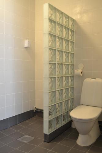 Koupelna v ubytování Hotell Wettern