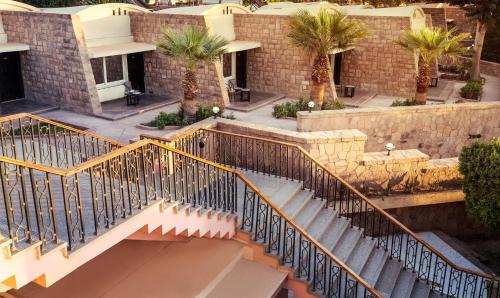 Balkón nebo terasa v ubytování Obelisk Nile Hotel Aswan