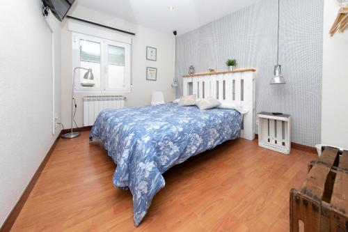 Ένα ή περισσότερα κρεβάτια σε δωμάτιο στο Atuaire Home Gran Vivienda en Centro Histórico San Lorenzo