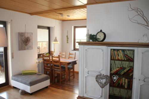 Χώρος καθιστικού στο Ferienwohnung mit HERZ in Laufenburg