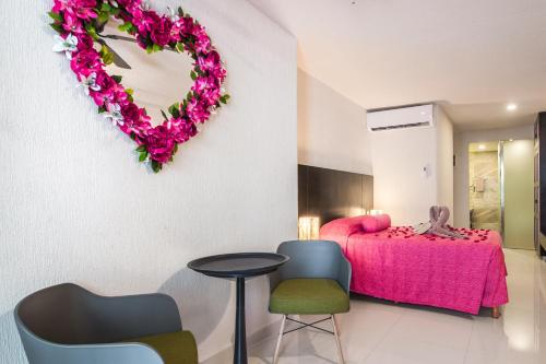 Un lugar para sentarse en Suites Corazon