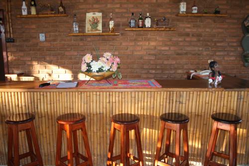 Lounge atau bar di Pousada Vila Minas