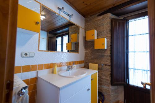 Koupelna v ubytování Casa Santiago