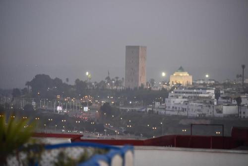 Nespecifikovaný výhled na destinaci Rabat nebo výhled na město při pohledu z ubytování v soukromí