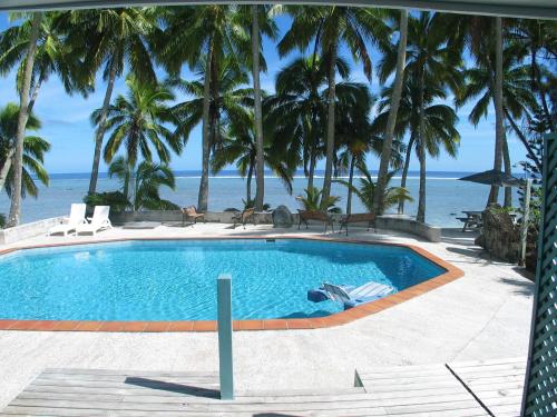 Bazén v ubytování Sunhaven Beach Bungalows nebo v jeho okolí